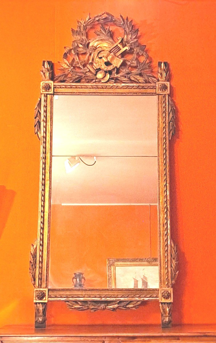 Miroir Epoque Louis XVI-photo-4
