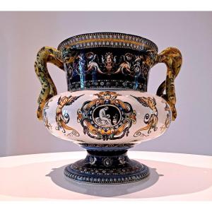 Medici Vase In Gien Earthenware
