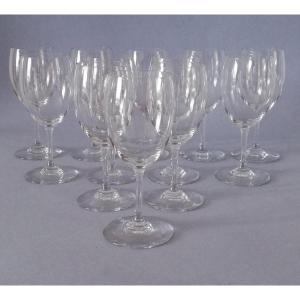 12 Grands Verres Baccarat Modèle Haut Brion N°2
