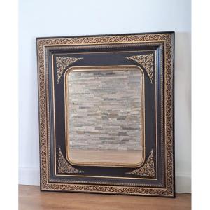 Black And Golden Mirror Napoleon III