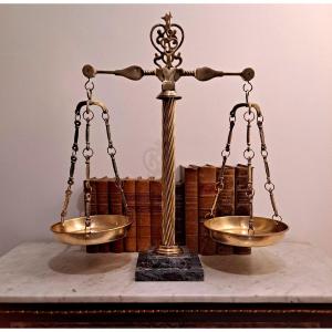 Balance Beam On Marble Base, Height 56 Cm