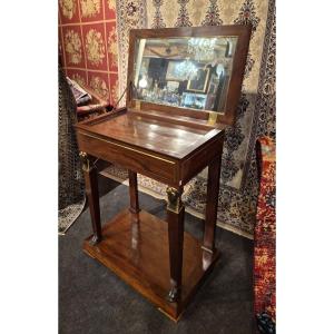 Empire-style Dressing Table, Mahogany Veneer