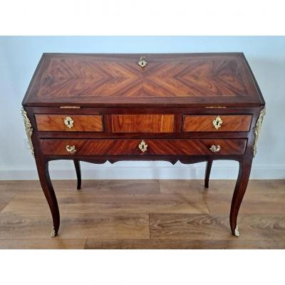 Slope Desk Louis XV Marquetry