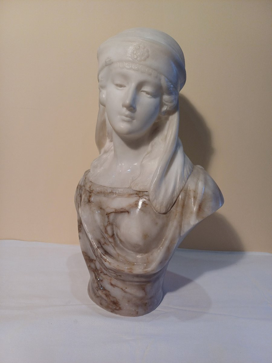 Buste de femme au turban-photo-2