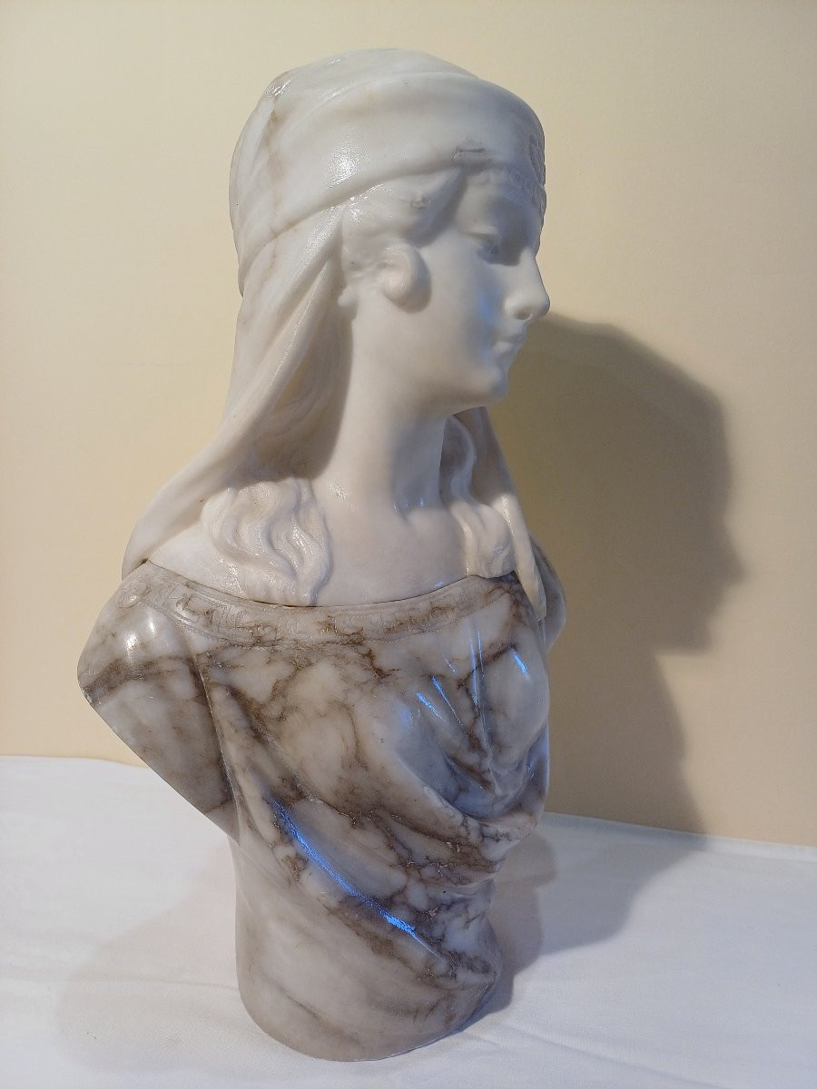 Buste de femme au turban-photo-3