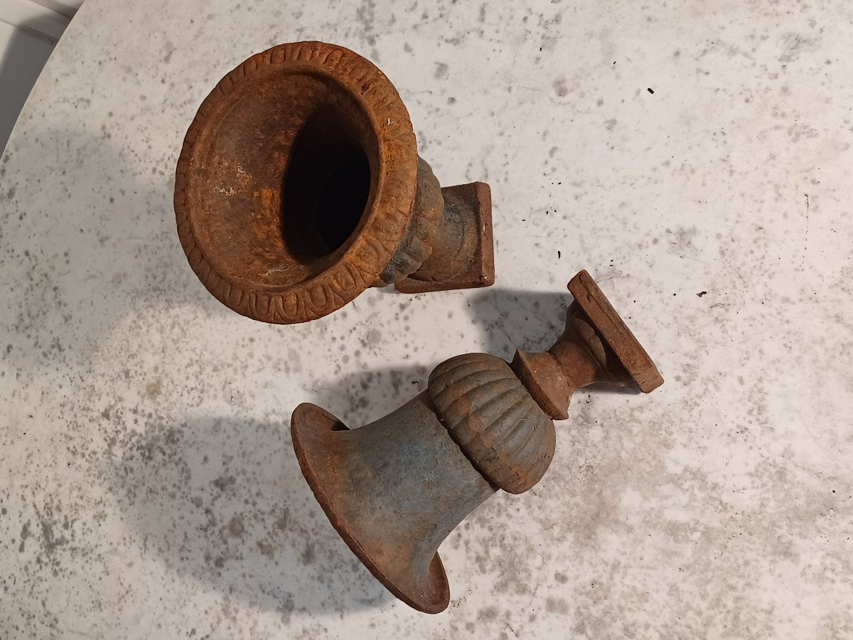 Medici Cast Iron Vase-photo-2