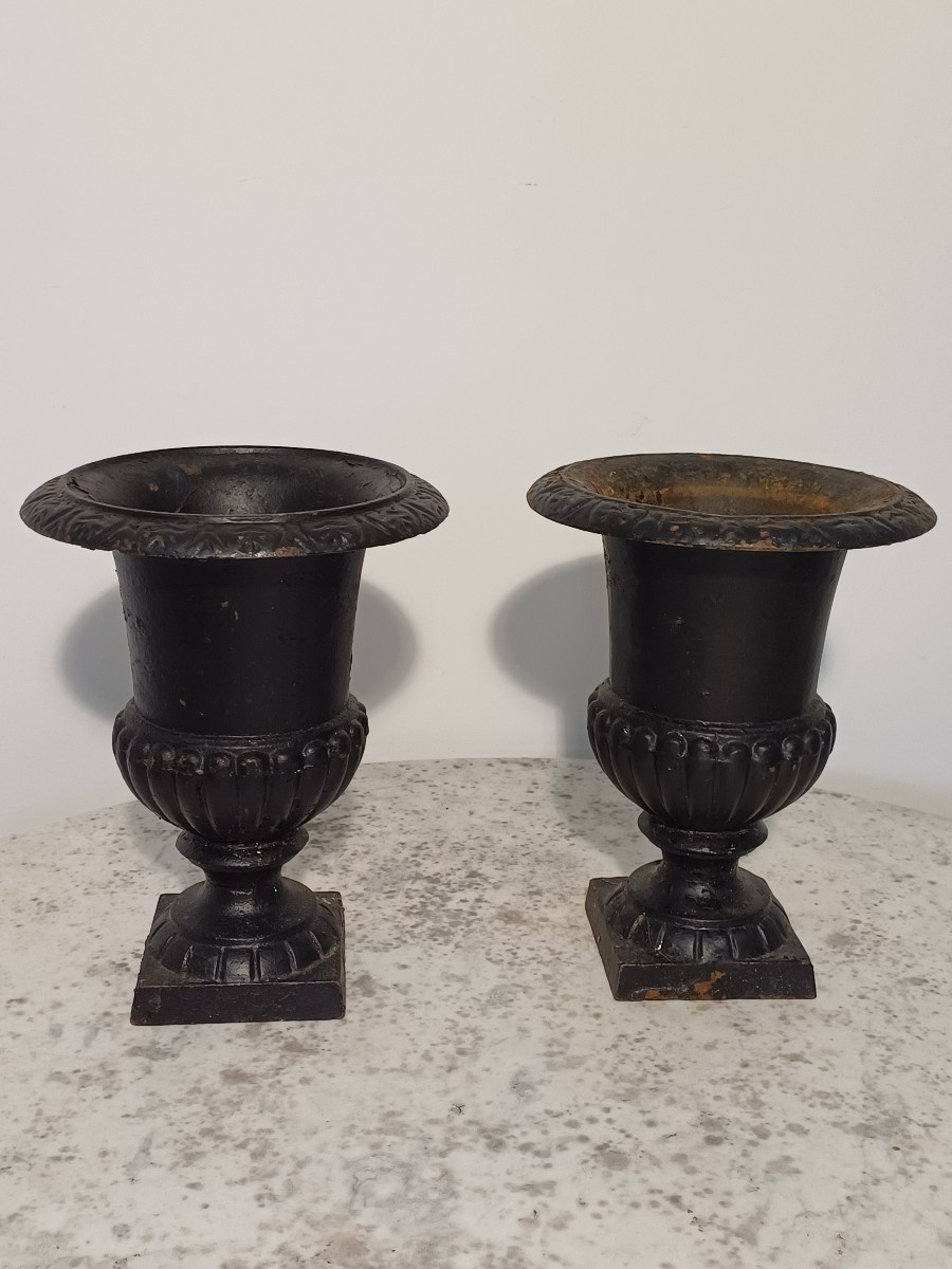 Medici Cast Iron Vases