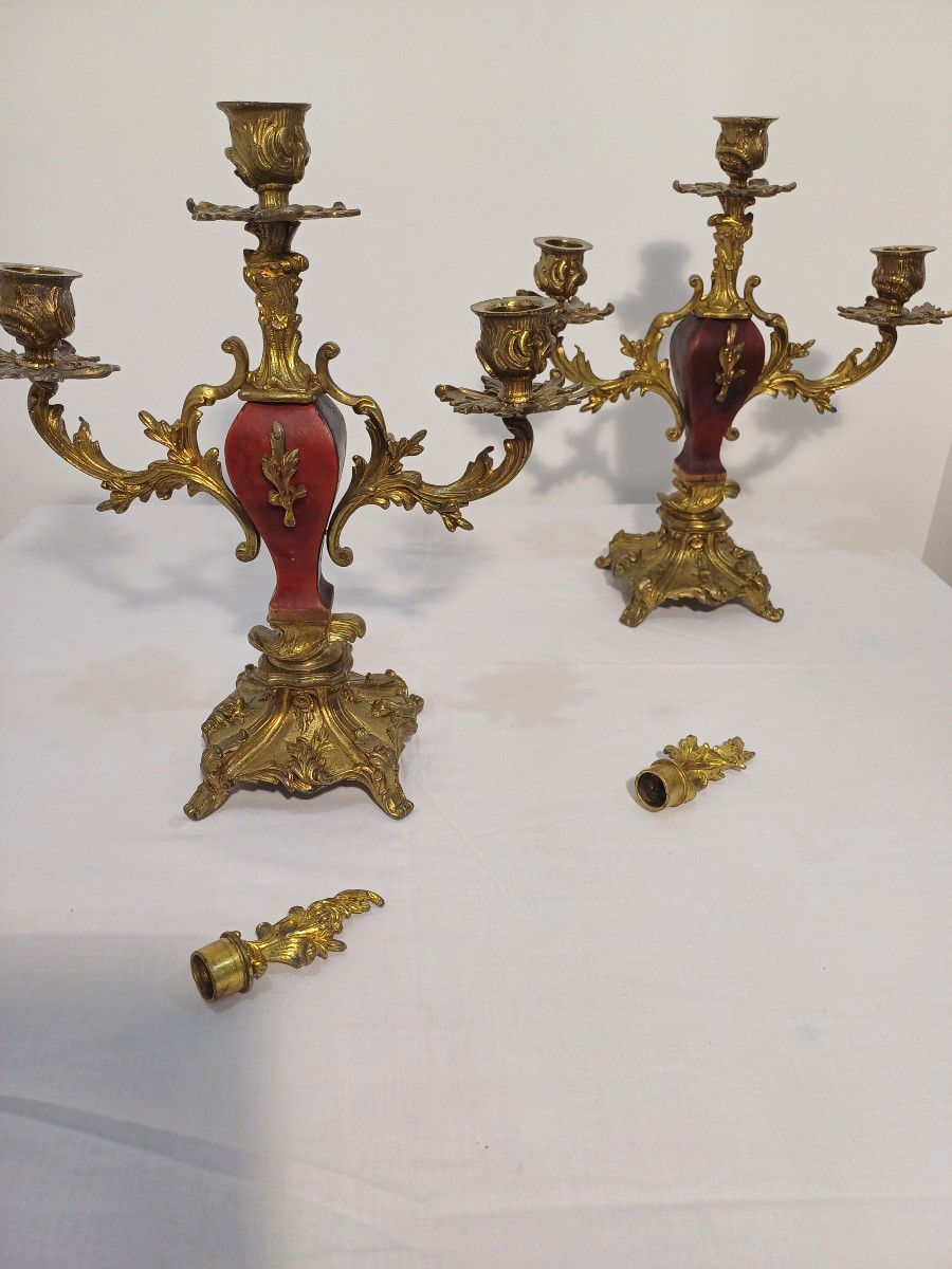 Chandeliers/Candélabres à 3 lumières 