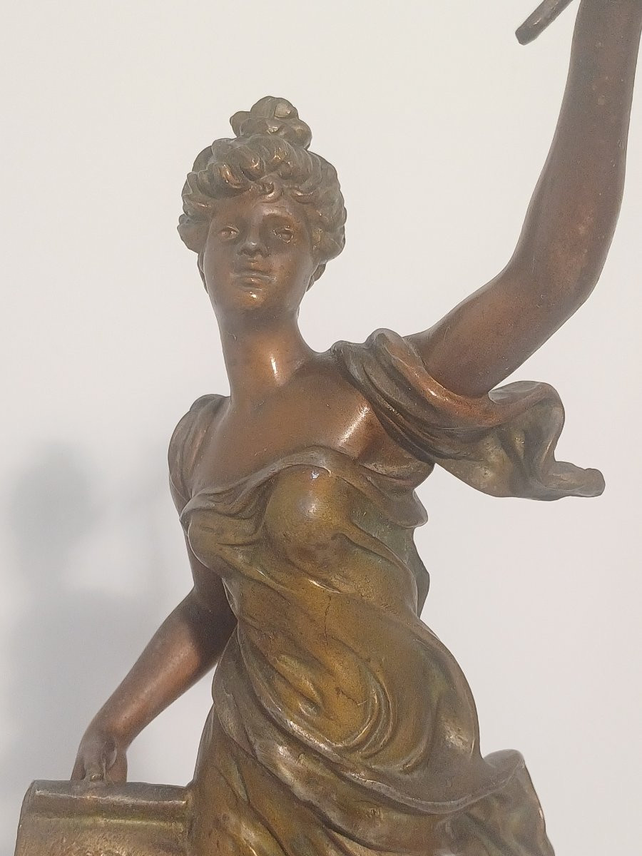 Regulates By Bruchon 'poetry' With 2 Patinas-photo-3