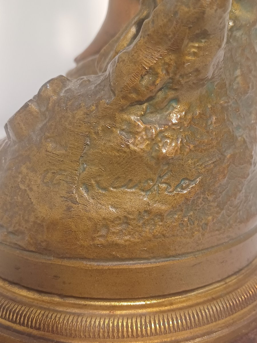 Regulates By Bruchon 'poetry' With 2 Patinas-photo-4