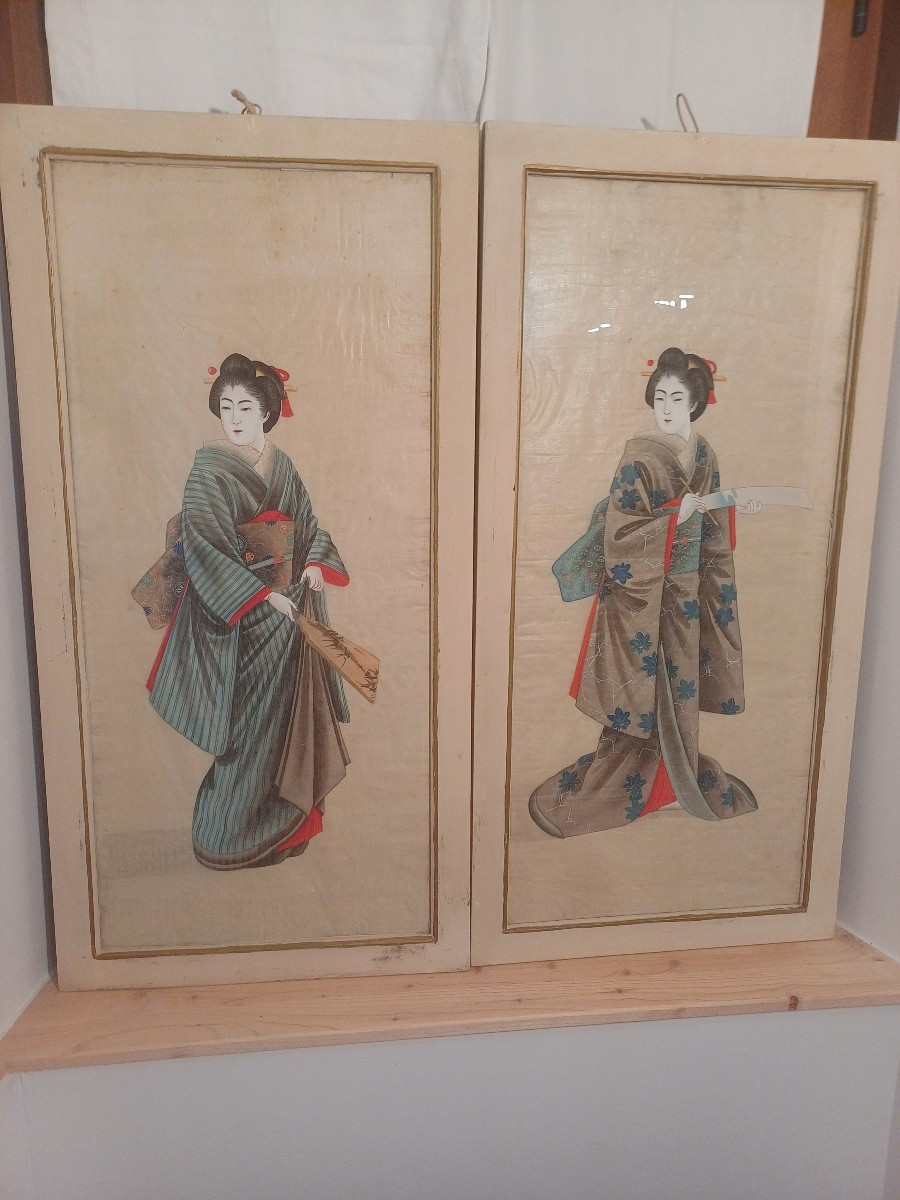 Pair Of Prints By Geischa