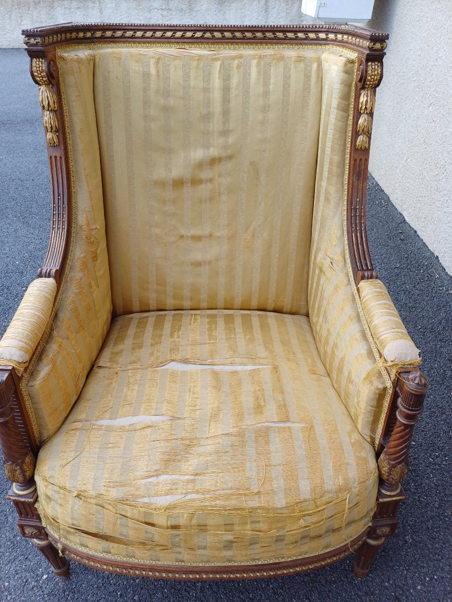 Louis XVI Armchair To Reupholster -photo-6