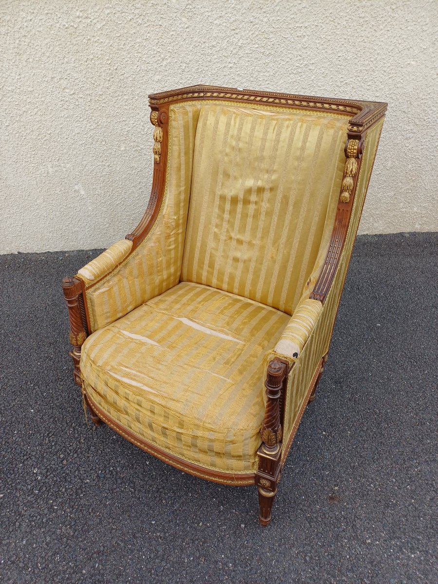 Louis XVI Armchair To Reupholster -photo-7