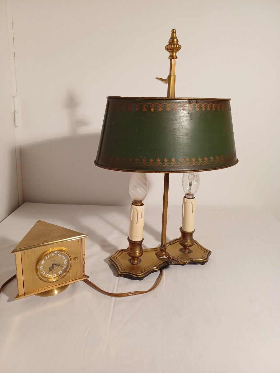 Lampe Bouillotte 2 Feux signé HM