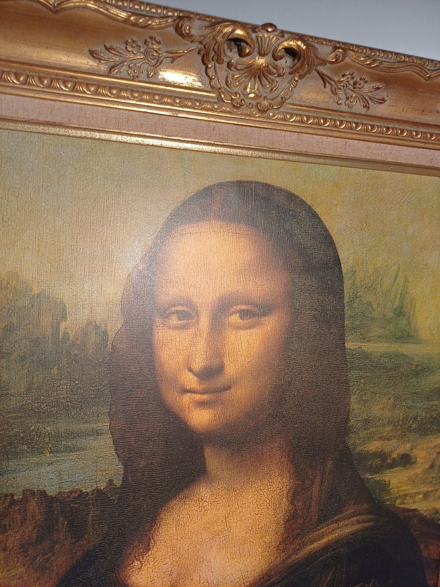 Portrait de la Joconde de Leonard de Vinci -photo-3
