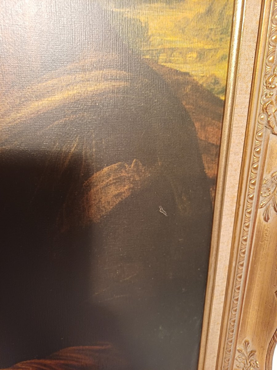 Portrait de la Joconde de Leonard de Vinci -photo-3