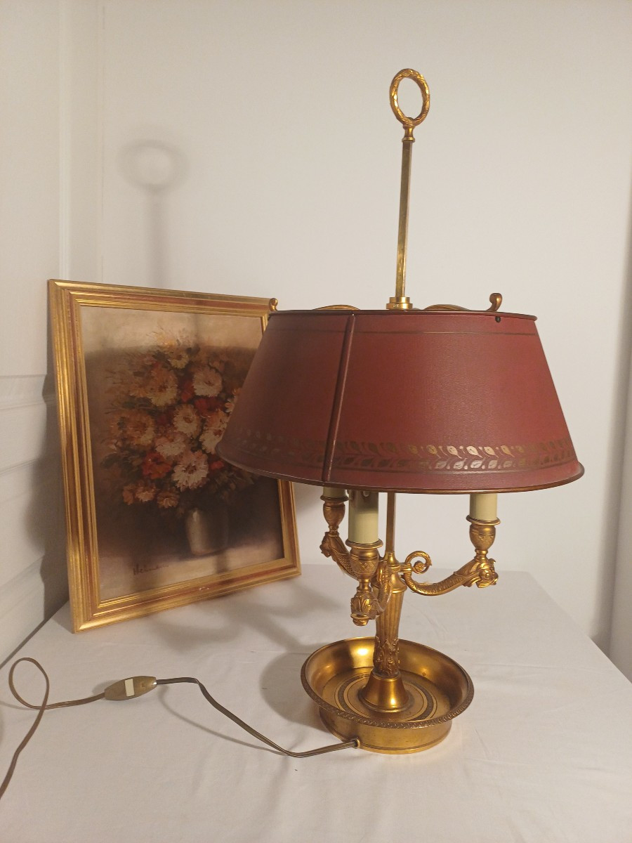 Lampe bouillotte a 3 lumières 