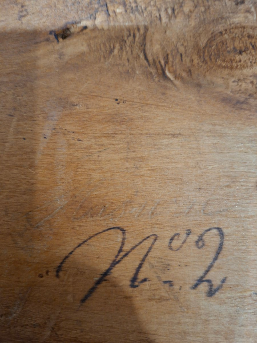 Pendule Lyre en Placage de Pallisandre et filets de Bois Clair-photo-7