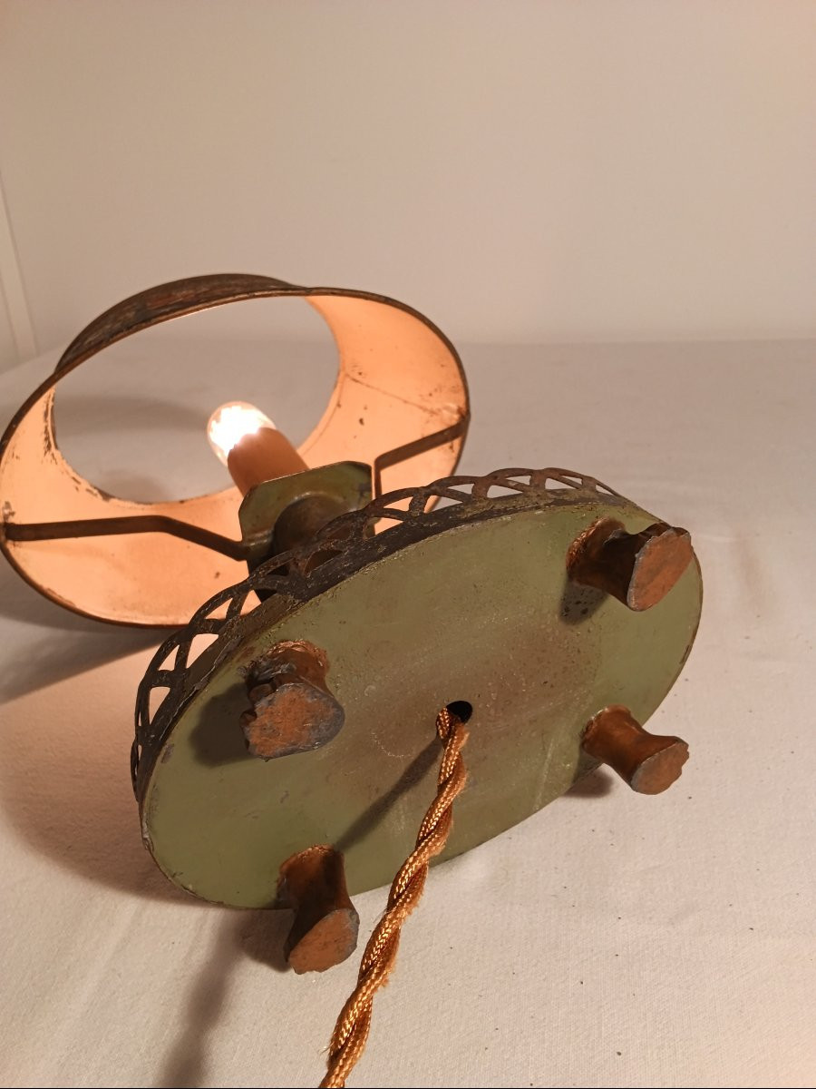 Lampe bouillotte 1 lumière en Tôle Peinte -photo-2