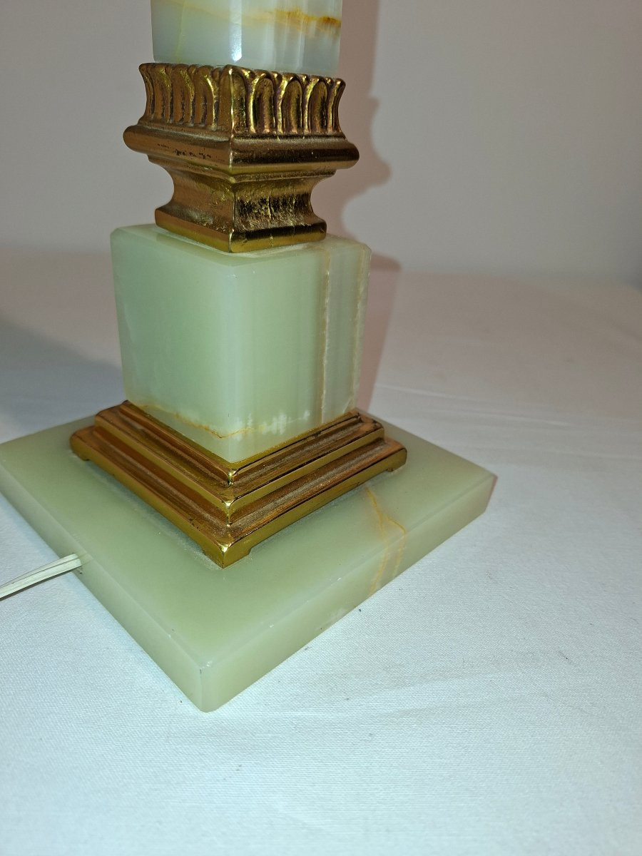 Lampe Onyx et Bronze-photo-3