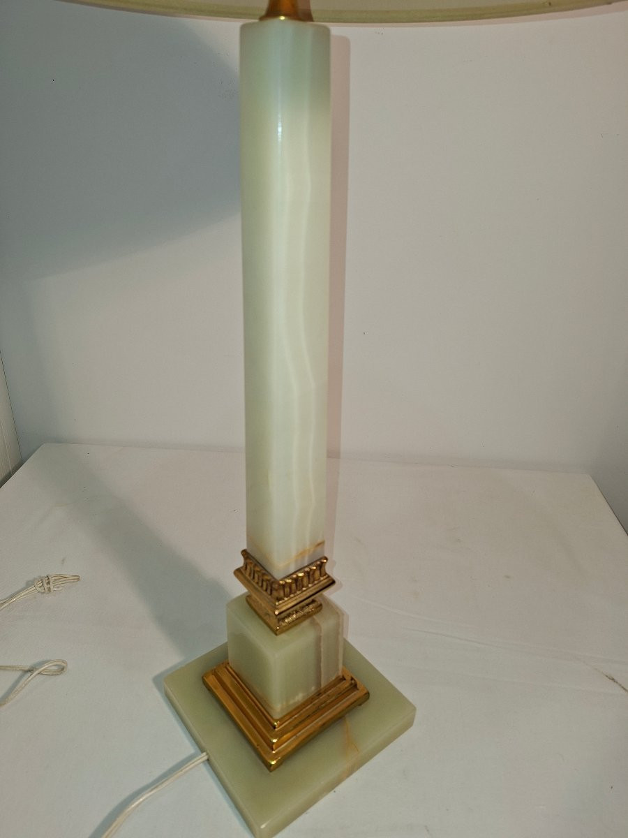 Lampe Onyx et Bronze-photo-4