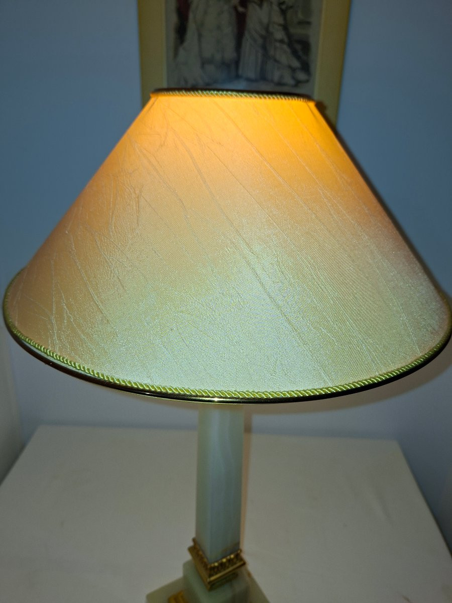 Lampe Onyx et Bronze-photo-4