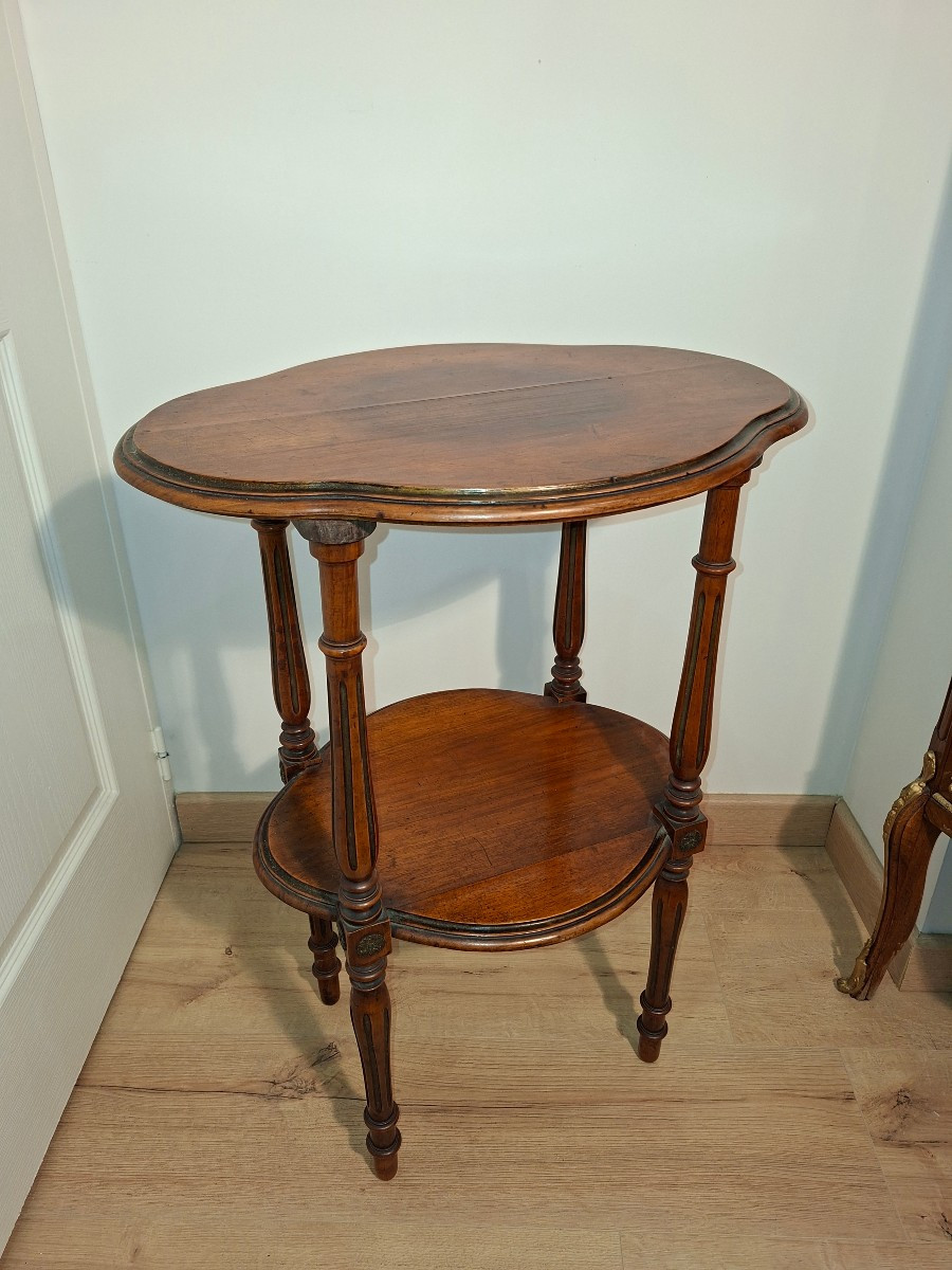 Selette/guéridon/Bout de Canapé en Merisier 