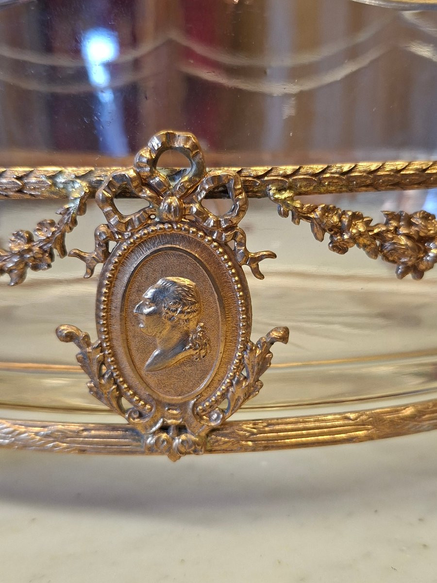 Jardiniere/Centre de Table aux Médaillon Louis XVI et Marie-Antoinette -photo-2