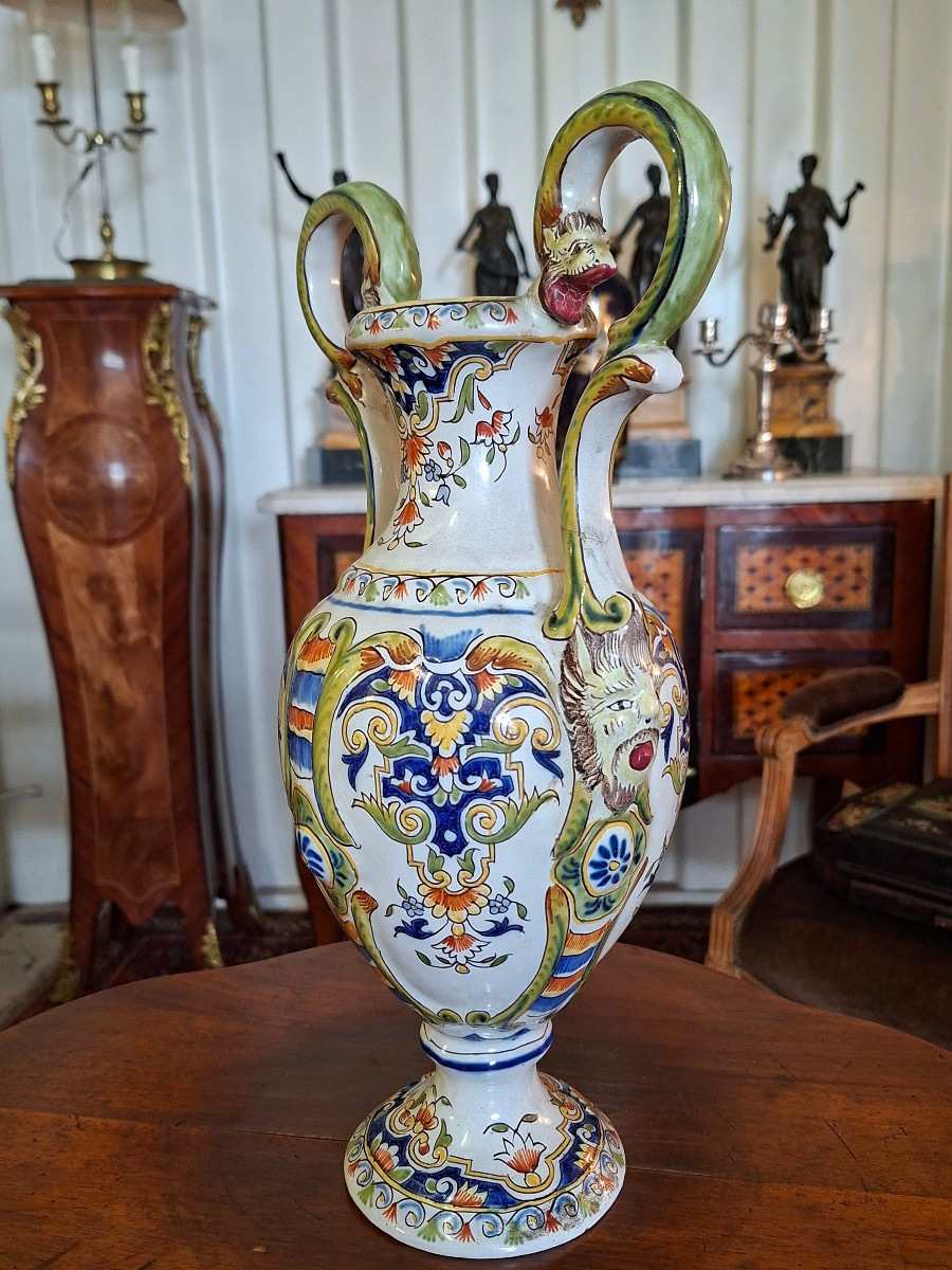 Vase/Amphore à Deux Anses de Desvres 