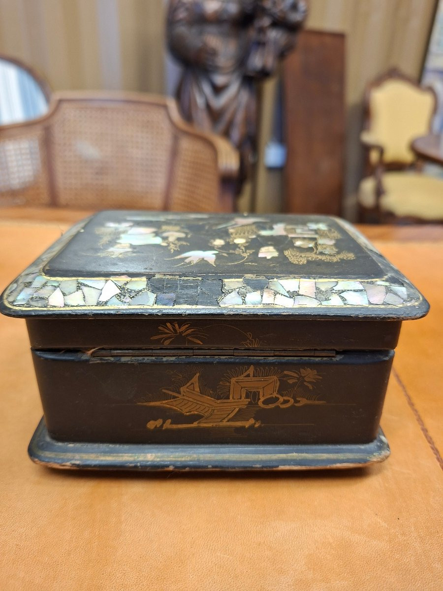 Boite a Bijoux à Décors Japonisant  époque Napoléon III -photo-4