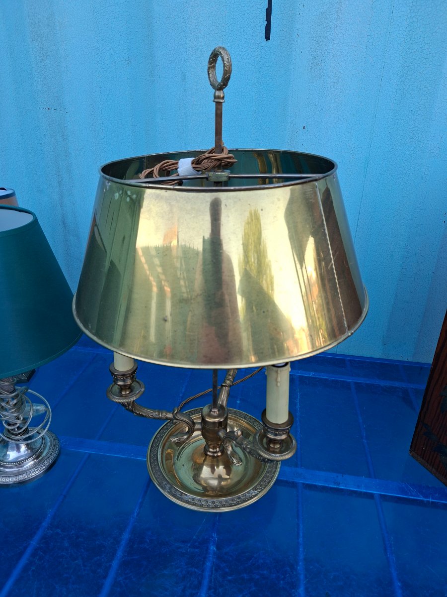 Lampe Bouillotte en Bronze et Laiton