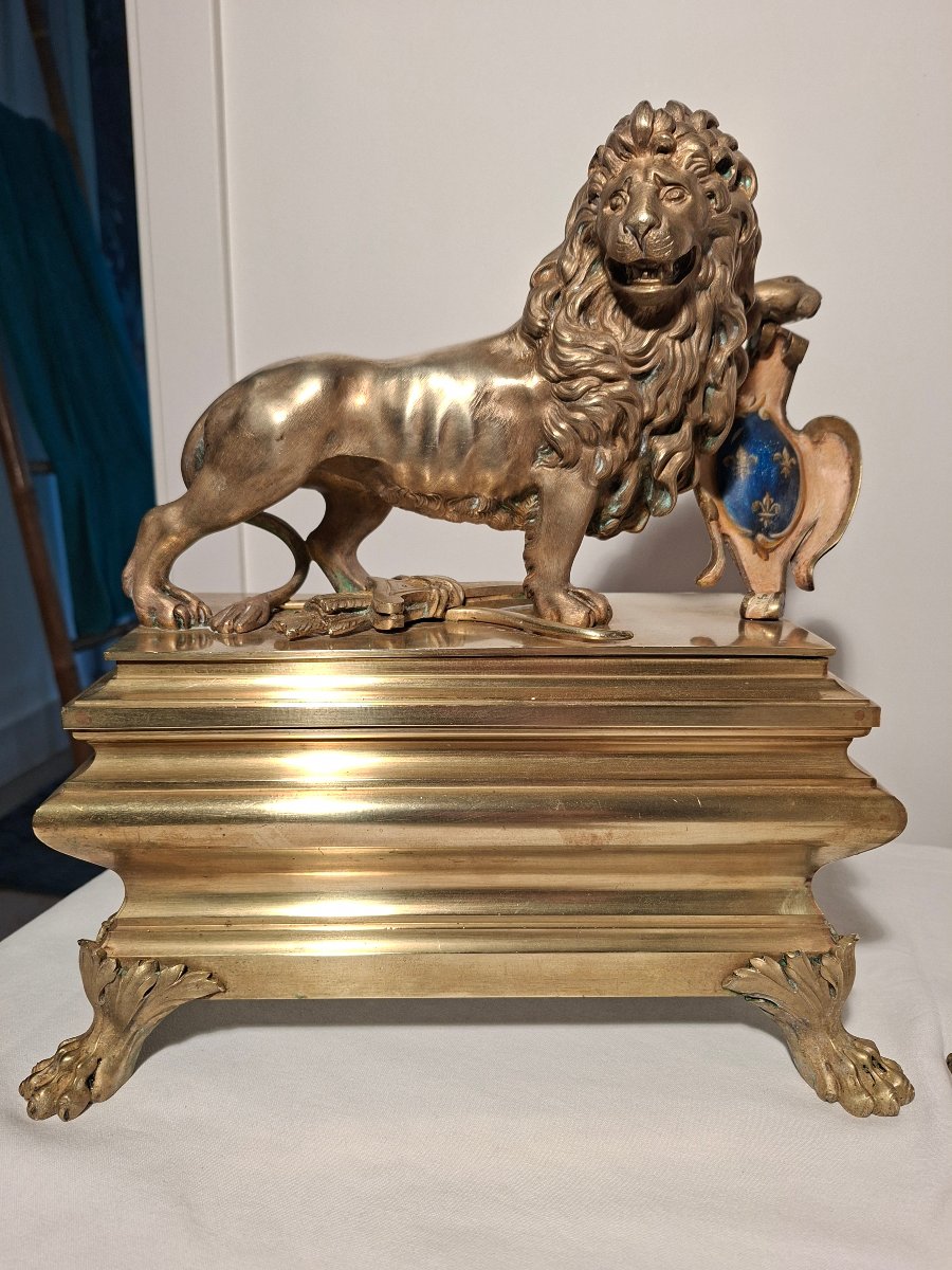  Gilded Bronze Lions -photo-4
