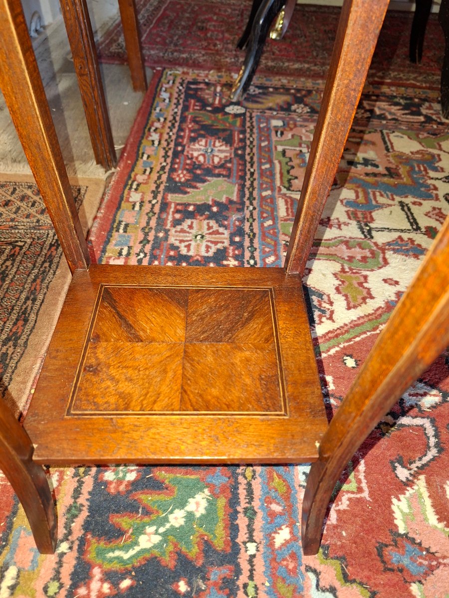 Paire de Chevets de Style Louis XV en Marqueterie -photo-3