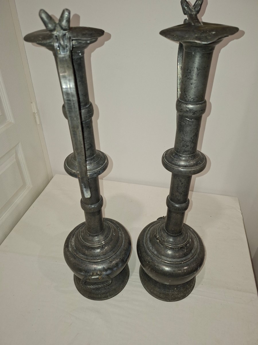 Pair Of Pewter Pitchers-photo-1
