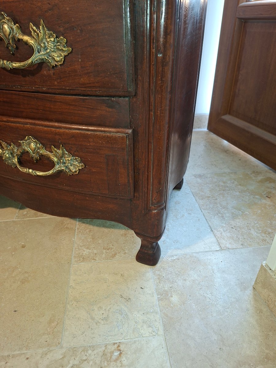 Commode Louis XV en bois Naturel 18 ieme-photo-3