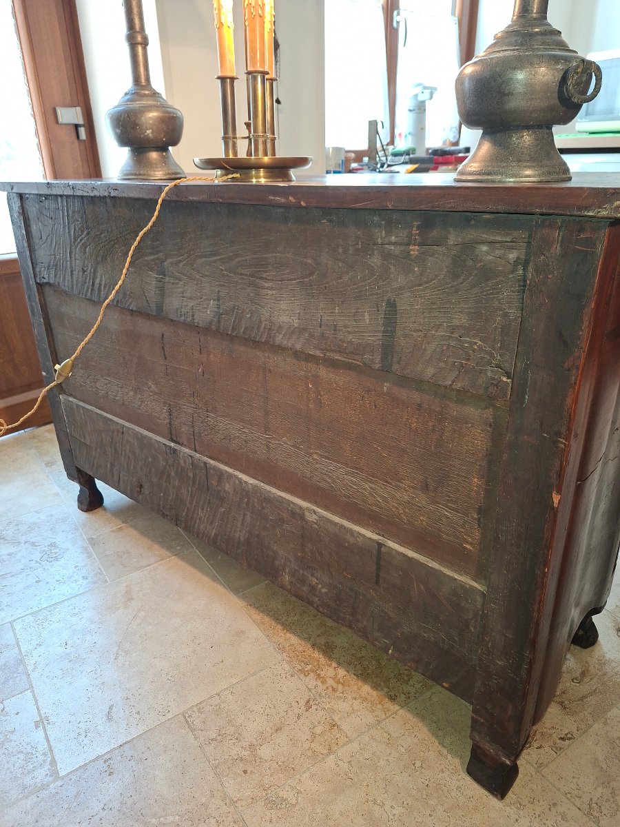Commode Louis XV en bois Naturel 18 ieme-photo-5