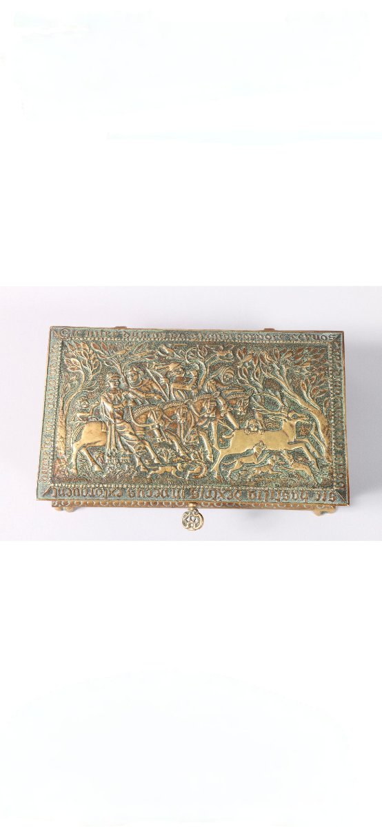 Grand Coffret en Bronze à  Double Patine de Max Le Verrier 1891-1973-photo-2