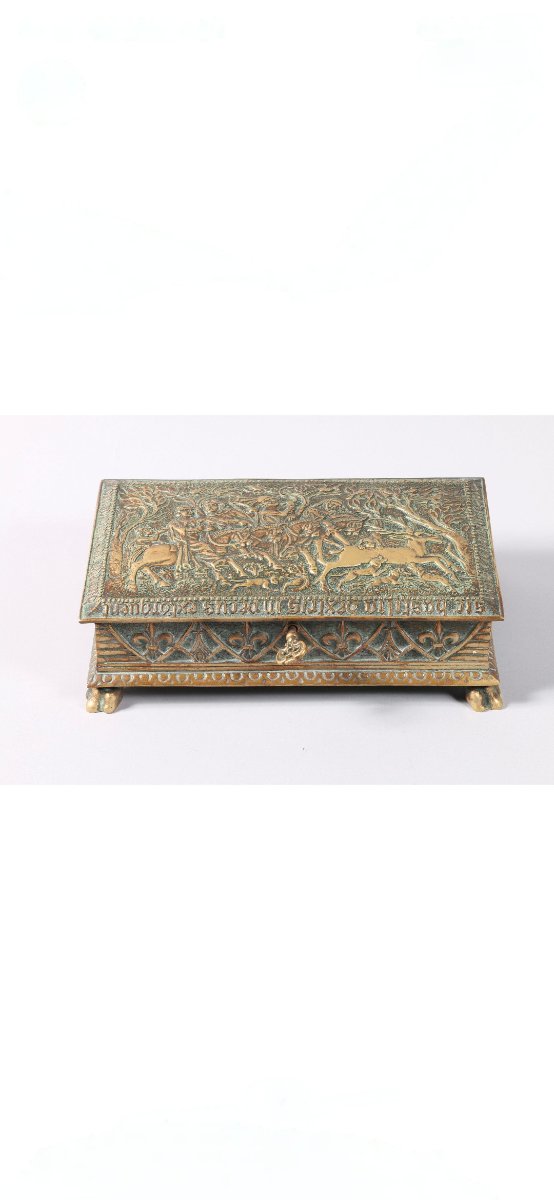 Grand Coffret en Bronze à  Double Patine de Max Le Verrier 1891-1973