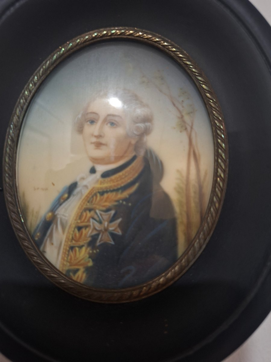 Miniatures du Roi Louis XVI et Marie-Antoinette -photo-4