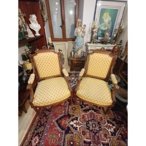 Pair Of Louis XVI Armchairs 