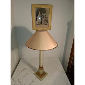 Lampe Onyx et Bronze