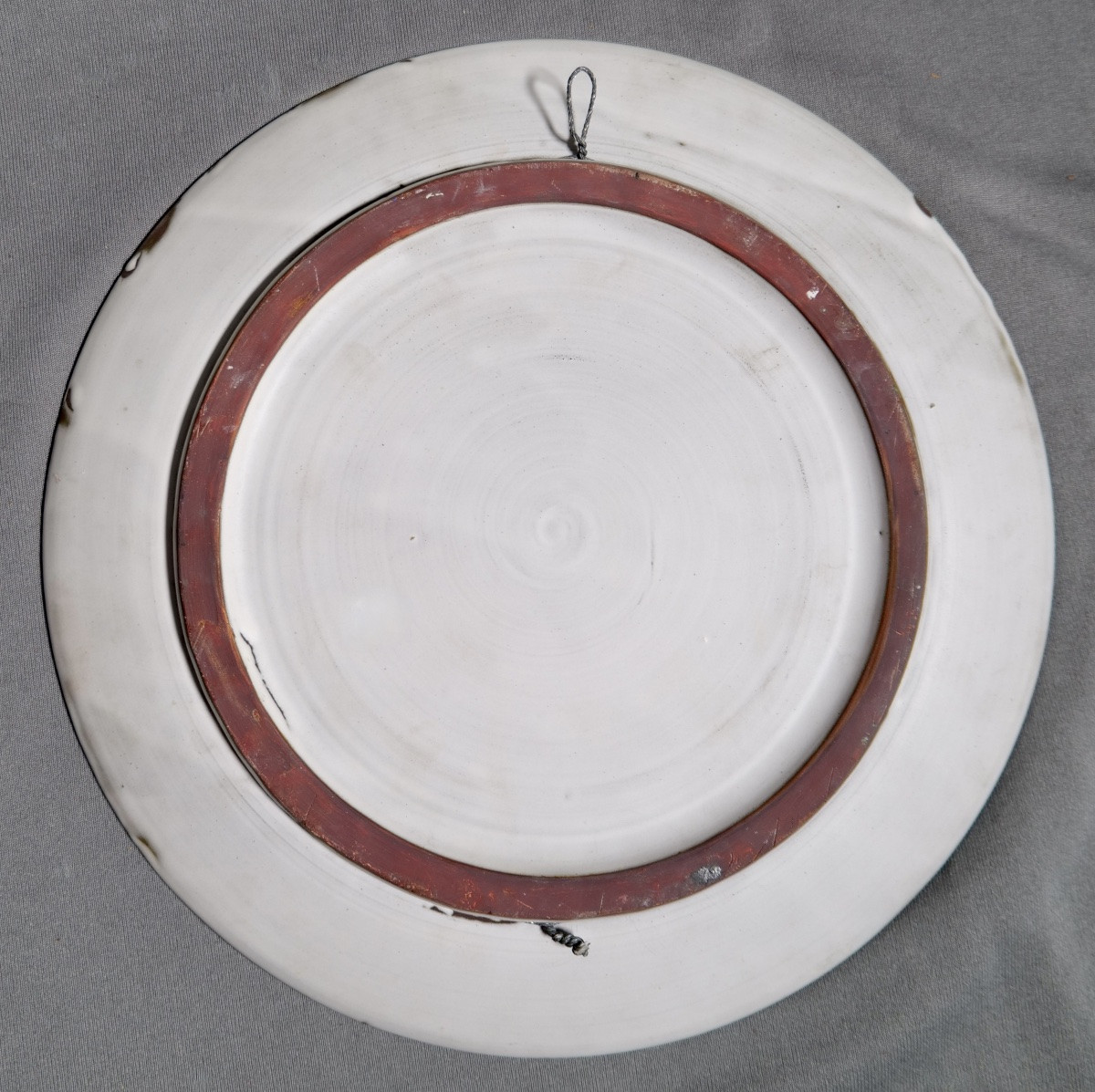 Gilbert Portanier - Plate With Figures And Red Outline - Vallauris - Cannes-photo-3