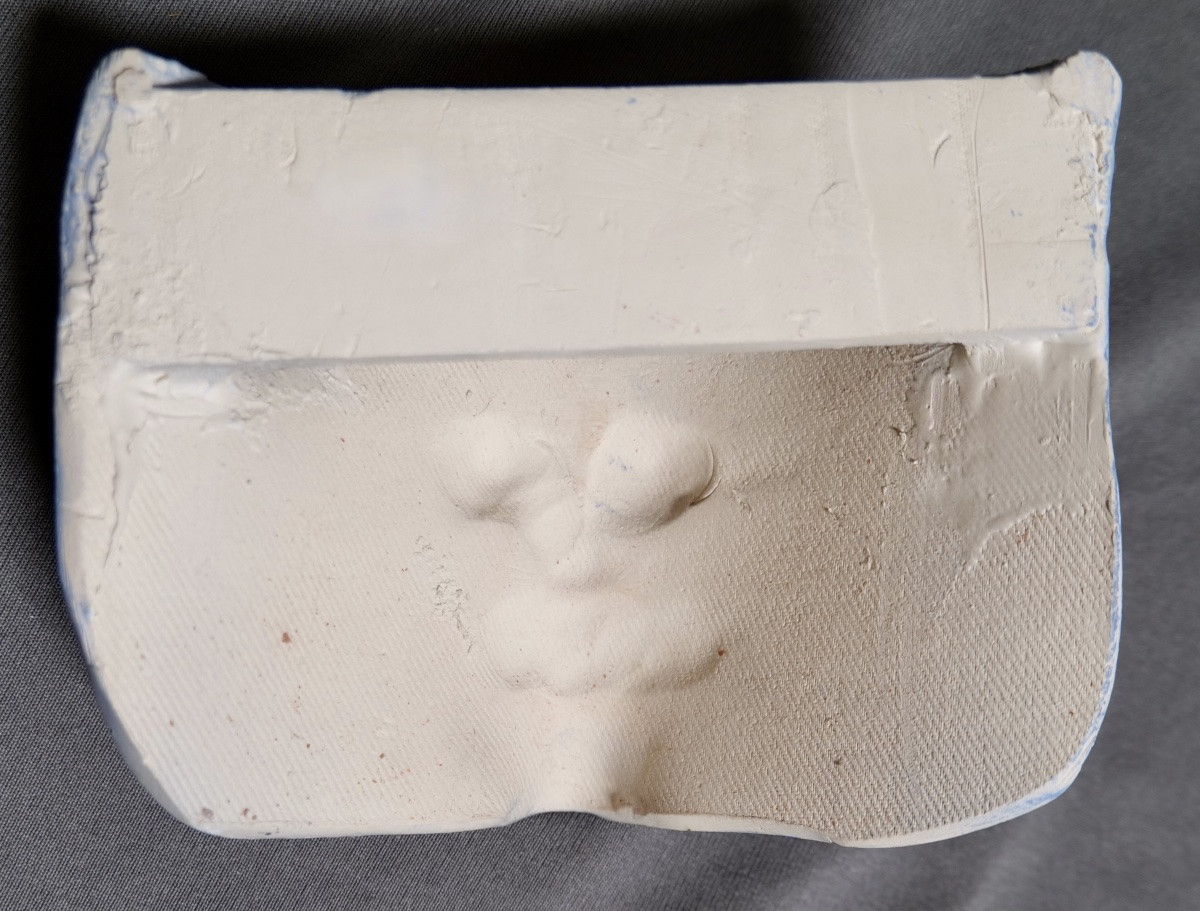 Gilbert PORTANIER - Petit masque au visage violet - Vallauris et Cannes-photo-3
