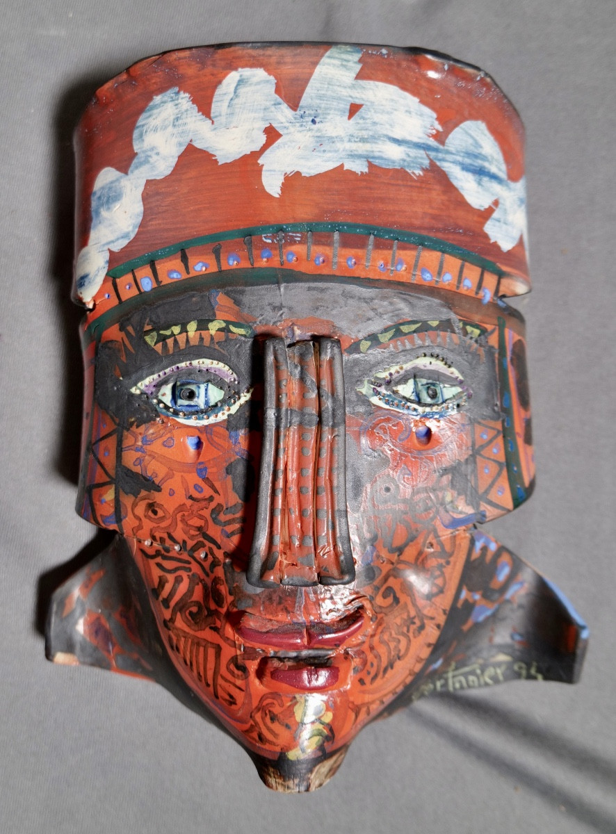 Gilbert Portanier - Red Mask - Vallauris - Cannes