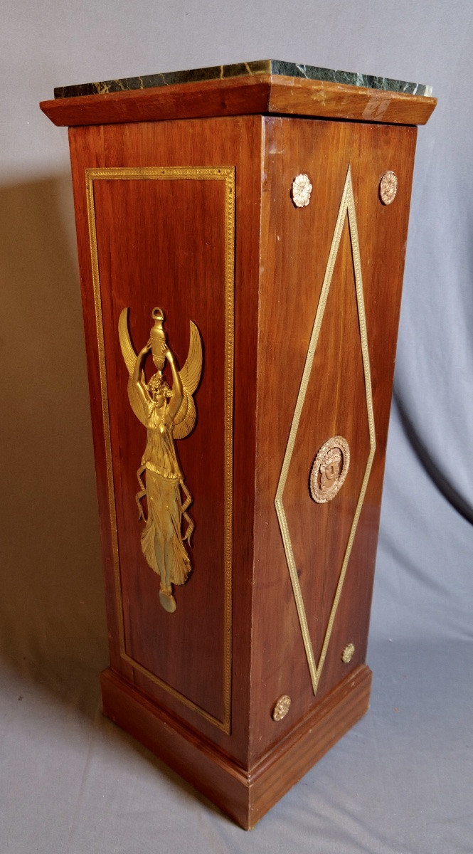 Gaine en acajou de style Empire-photo-3