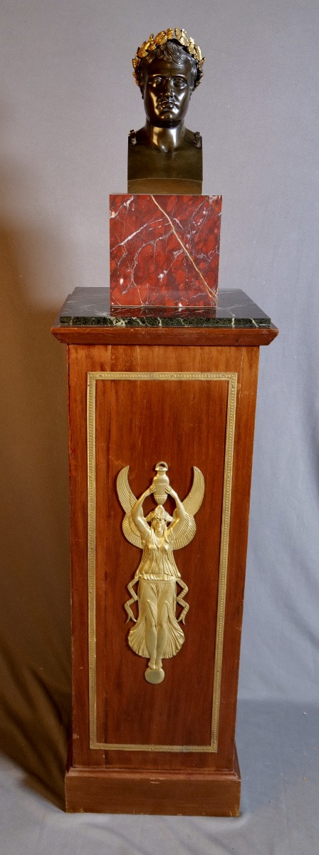 Gaine en acajou de style Empire-photo-2