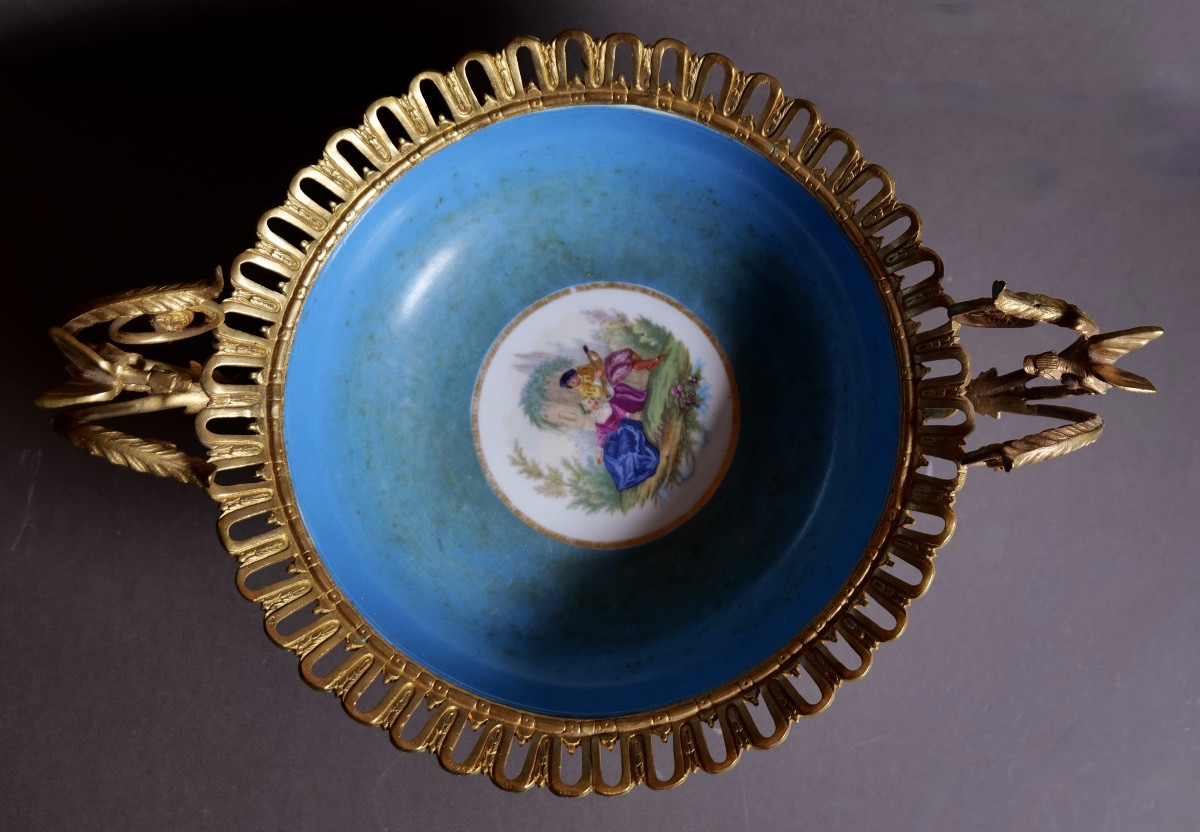 Paris Porcelain Bowl - Napoleon III - 19th Century-photo-4