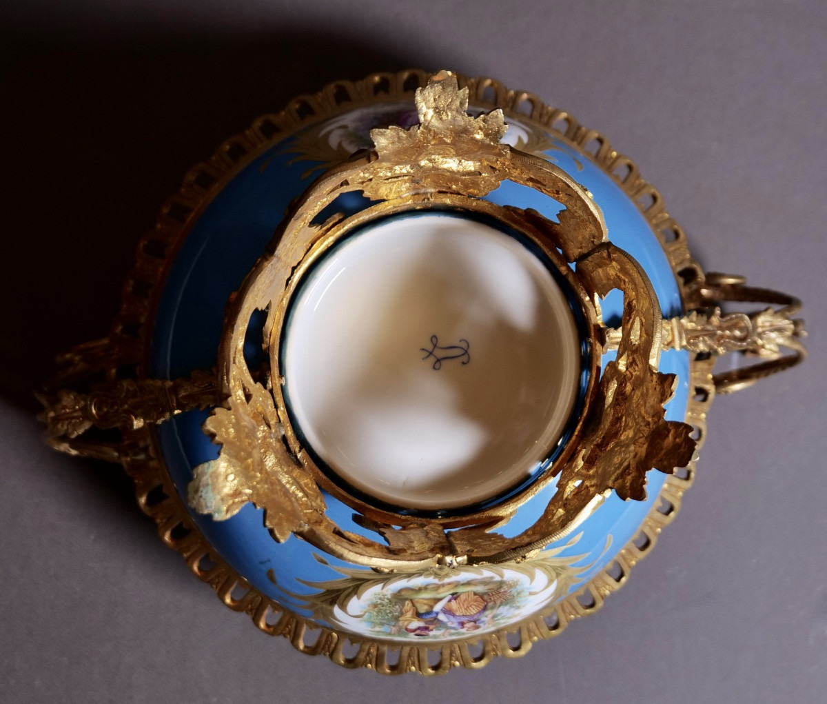 Paris Porcelain Bowl - Napoleon III - 19th Century-photo-1