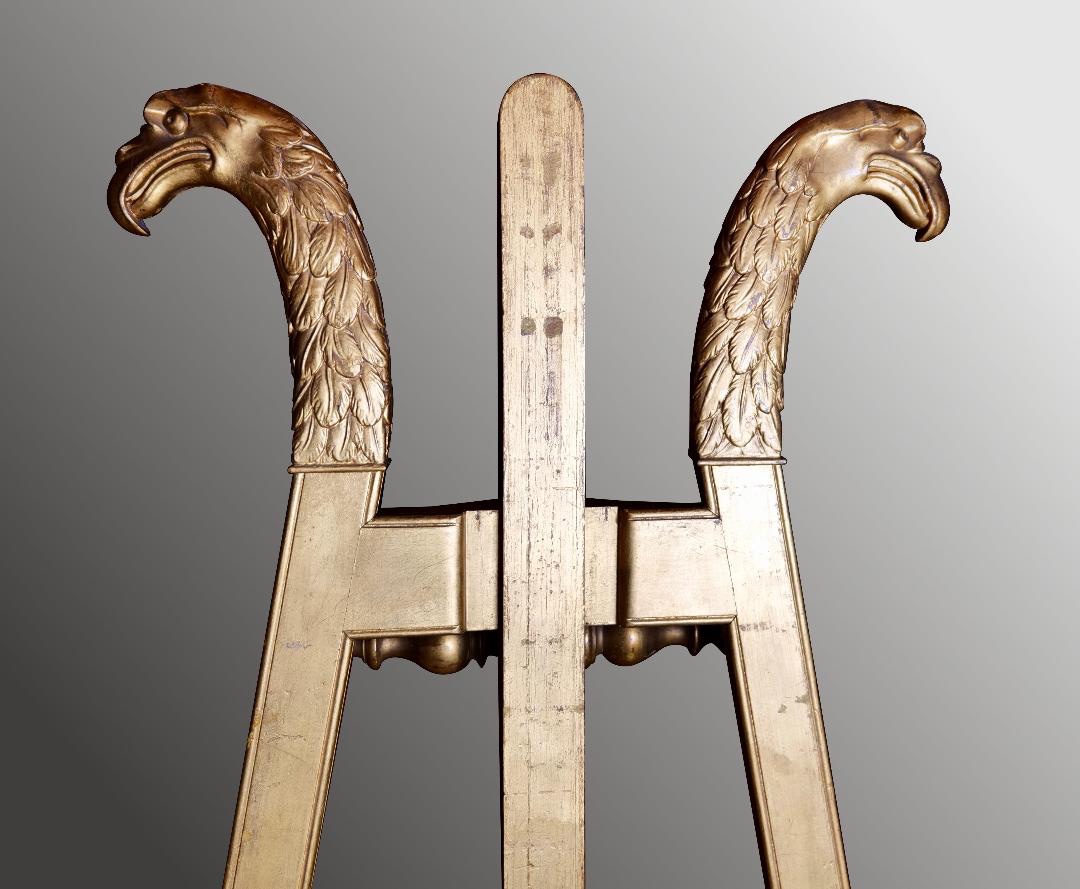 Display Easel With Eagle Heads - Empire Style - Late 19th Century - Circa 1900-photo-1