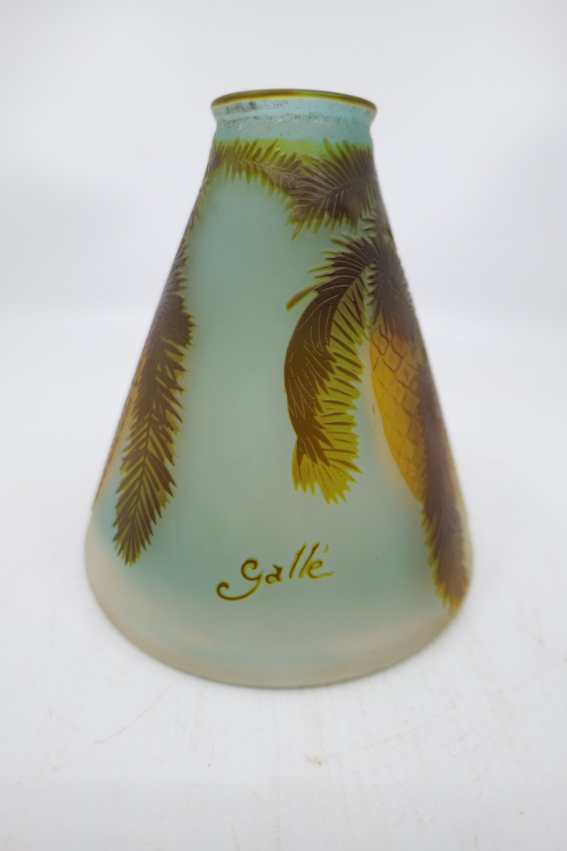 Emile Gallé (1846 - 1904) - Pine Cone Table Lamp - Nancy - Art Nouveau-photo-4